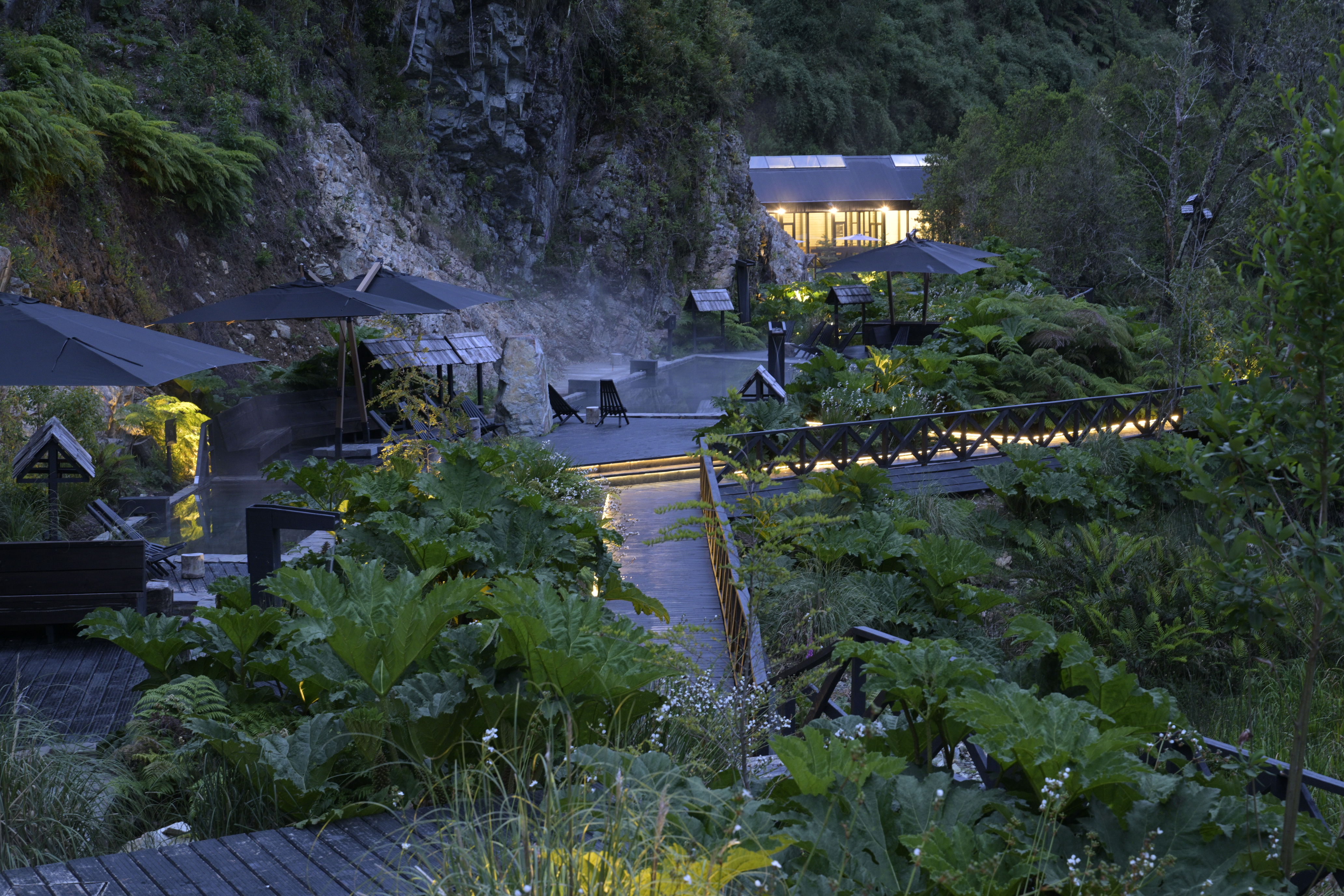 Natural Hot Springs Chilean Patagonia