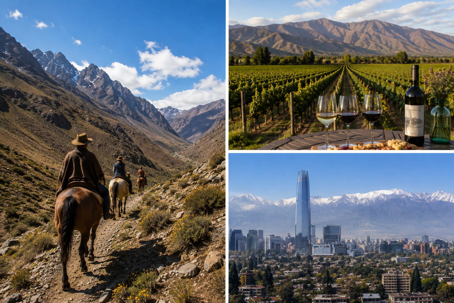 Santiago, Wine Tours, Horse Riding Tours